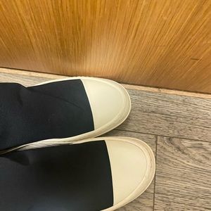 RO Drkshdw thigh-high sock- style boots